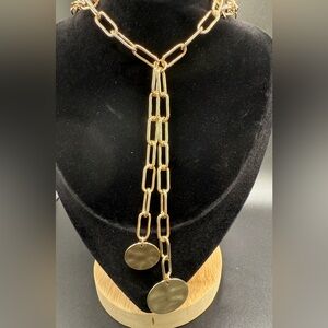 🚨3 for $15🚨 A NEW DAY - Long Paperclip Necklace with Pendants